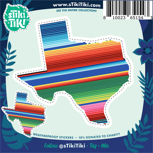 Texas Serape Sticker