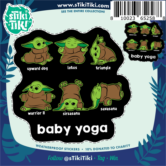 Baby Yoga Sticker