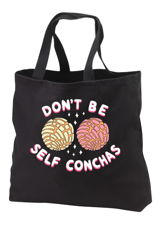 Don't be self Conchas Canvas Tote Bag