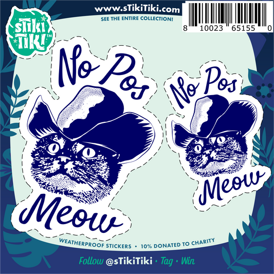 No Pos Meow Sticker