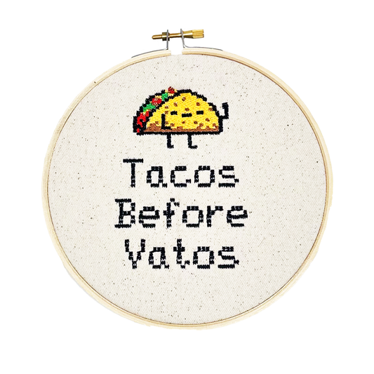 Tacos Before Vatos hoop